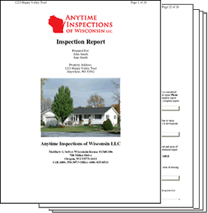 Image of our Home Inspection Report